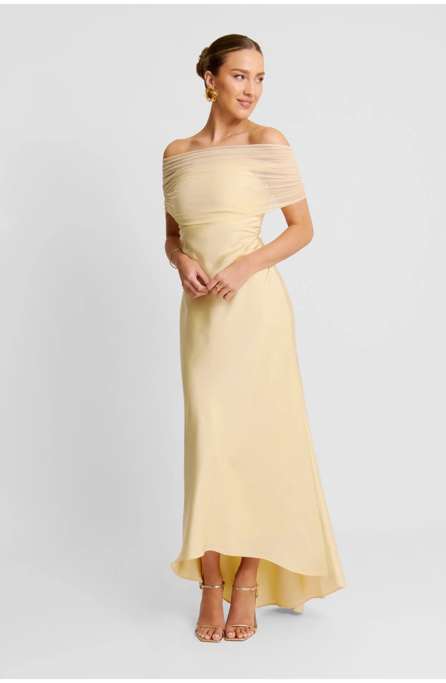 Bardot Satin Maxi Dress | Nordstrom