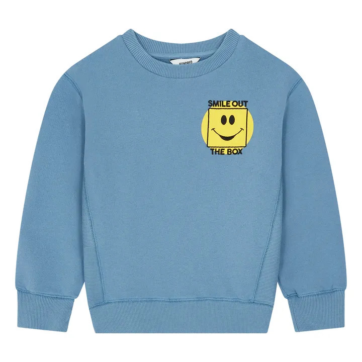 Sweatshirt aus Bio-Baumwolle  | Denim | Smallable