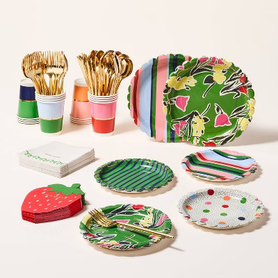 160pk Paper Party Disposable Dinnerware Set - kate spade new york x Target | Target
