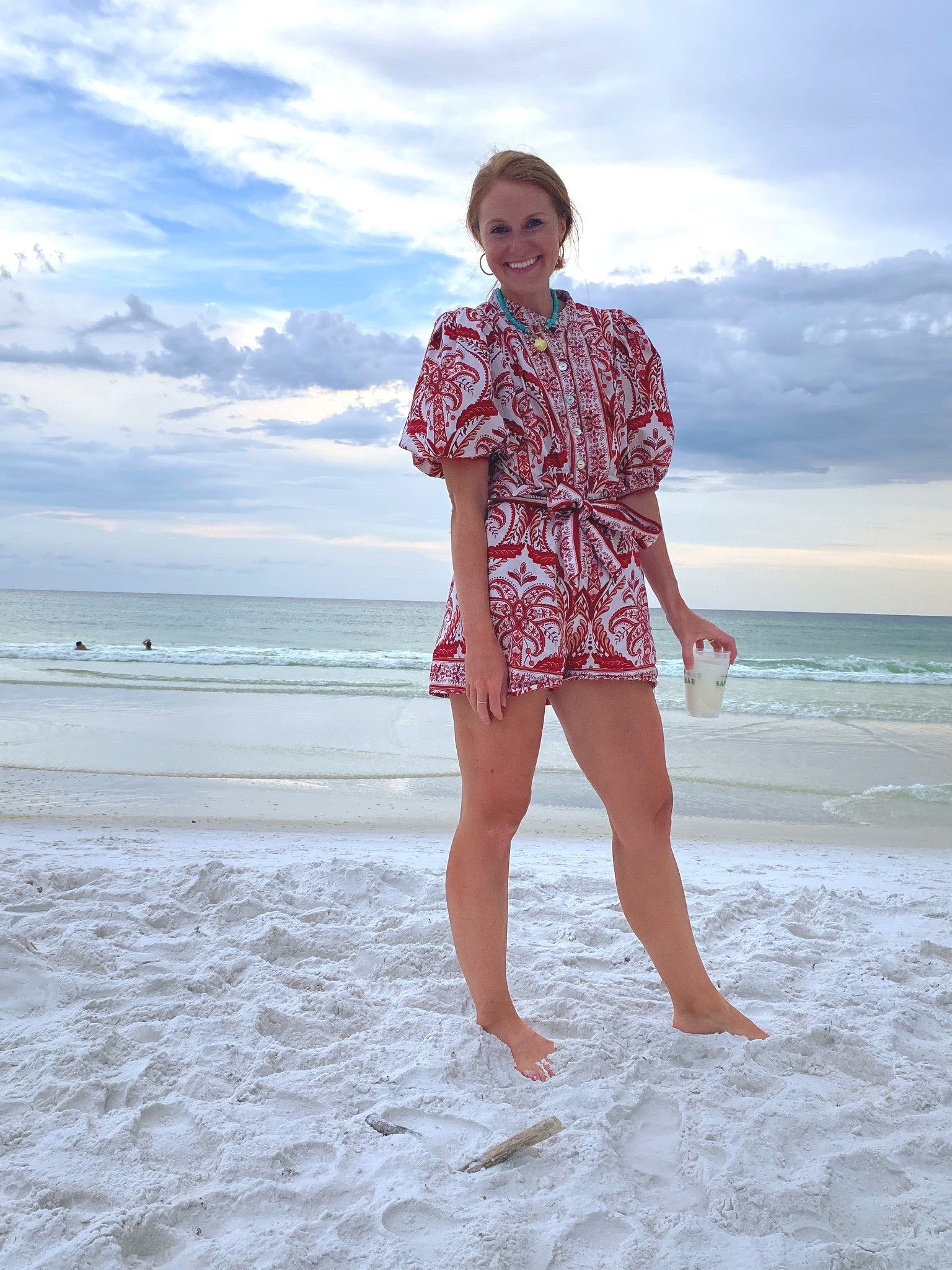 Wearing a size medium in this Farm Rio romper. Such an easy throw on and go look for the beach!

#LTKSummerEdit #LTKStyleTip #LTKSeasonal