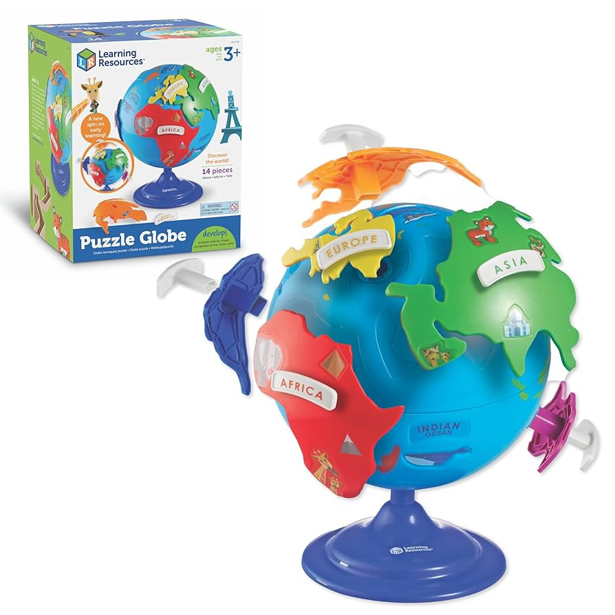 Learning Resources Puzzle Globe, 3-D Geography Puzzle, Educational Toys for Kids, Fine Motor Toys... | Amazon (CA)