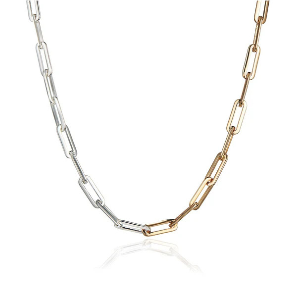 Stevie Slim Two-Tone Necklace | Jenny Bird (US)