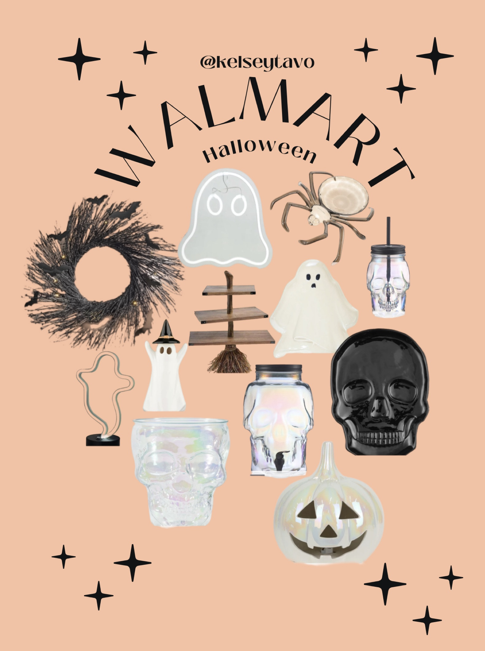 Walmart Halloween finds
Iridescent halloween 
Halloween platters 
Halloween snack boards 
Neon halloween lights 
Kitchen Halloween decor 
Skull kitchenware 
Iridescent pumpkin 
Iridescent skull 

#LTKhome #LTKHalloween #LTKSeasonal