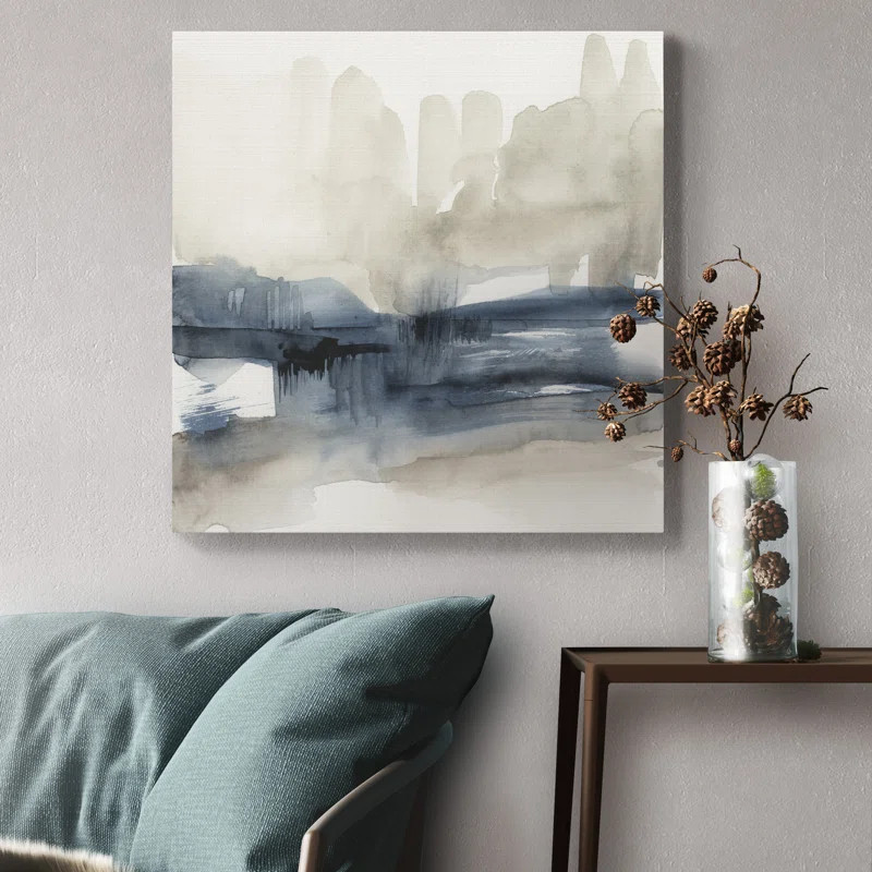 Fog On The Horizon III - Wrapped Canvas Print | Wayfair North America