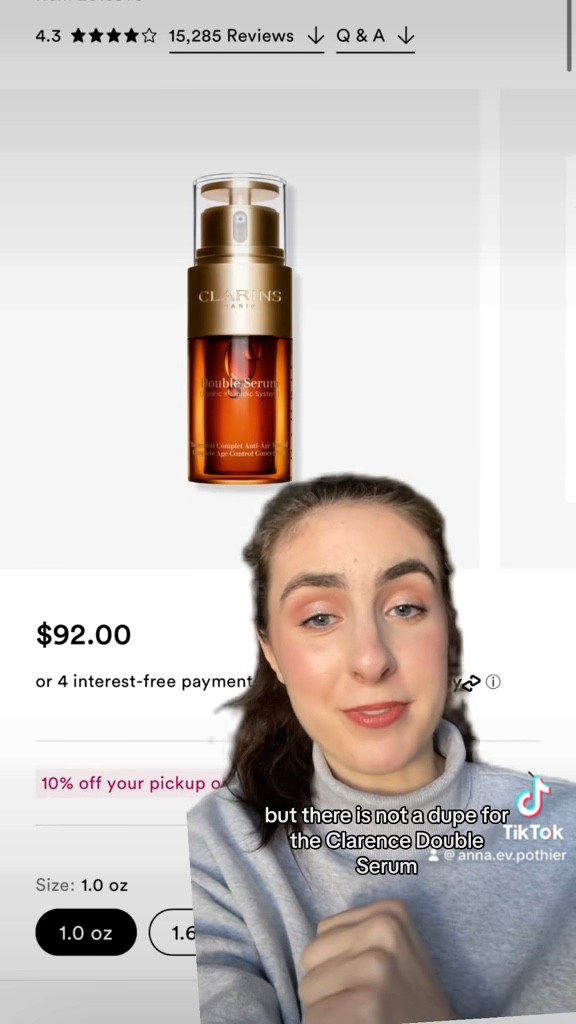 Un-dupe-able Clarins double serum

#LTKbeauty