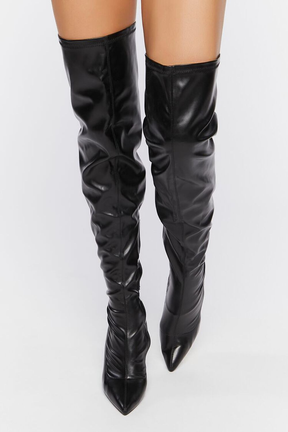 Thigh-High Stiletto Boots | Forever 21 (US)