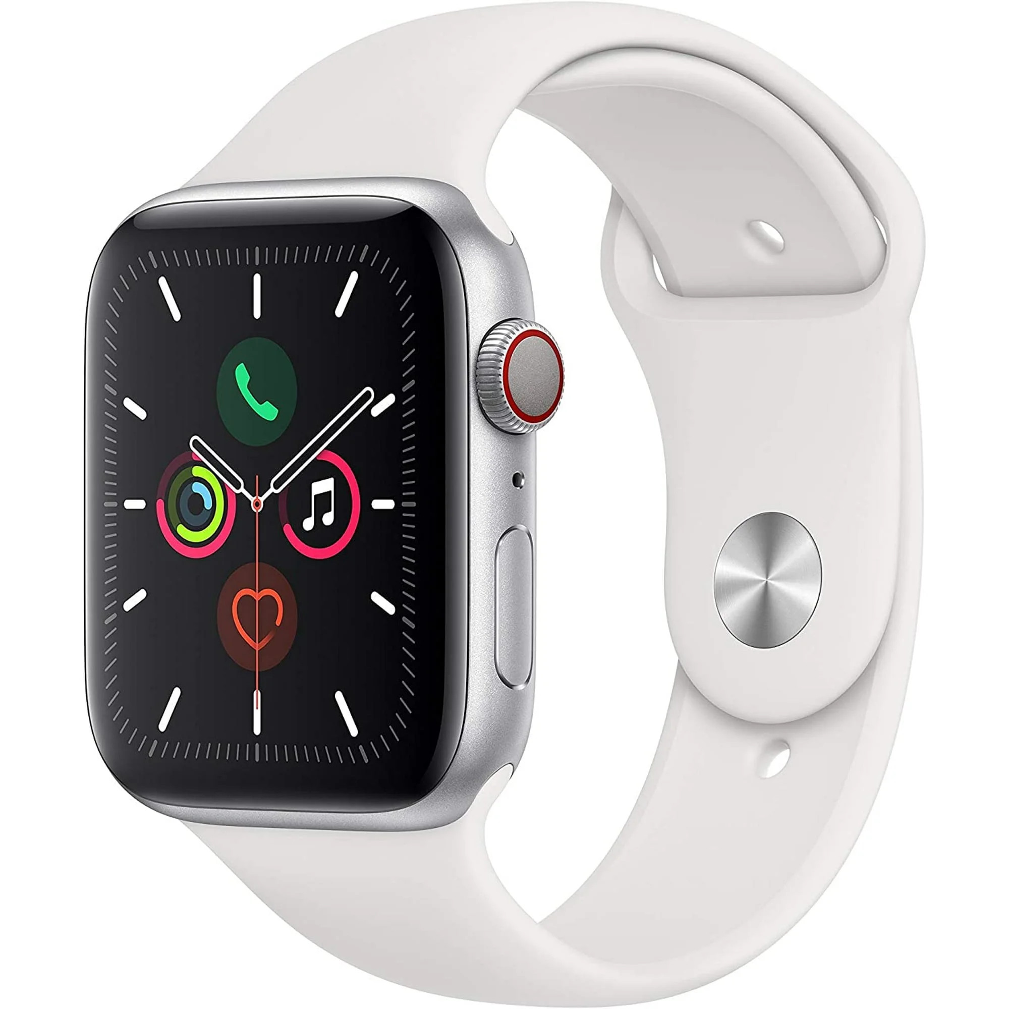 Restored Apple Watch Series 5 (GPS+Cellular, 40mm) - Silver Aluminum Case - White Sport Band (Ref... | Walmart (US)