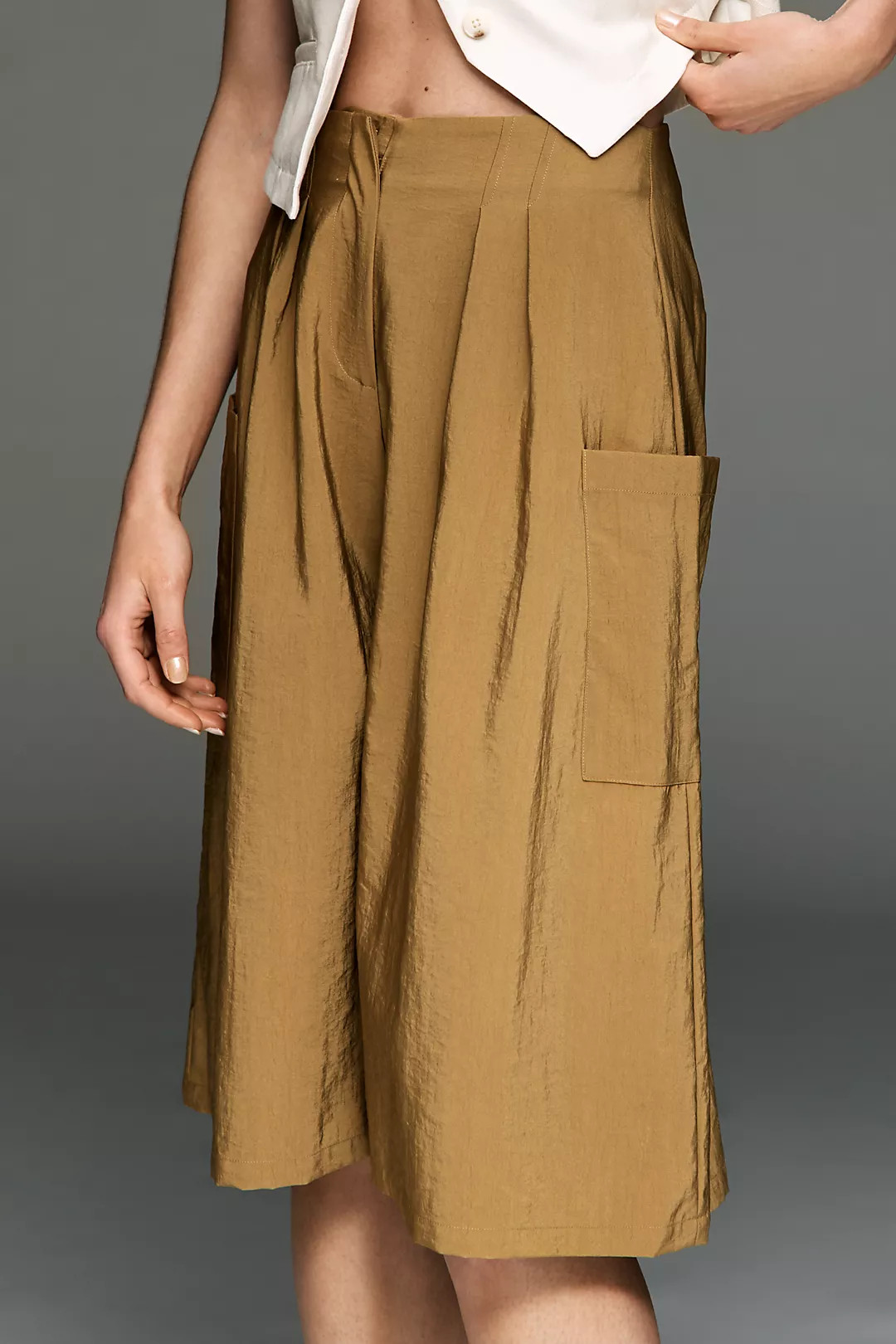 Maeve Wide Leg Cargo Culotte Pants | Anthropologie (US)