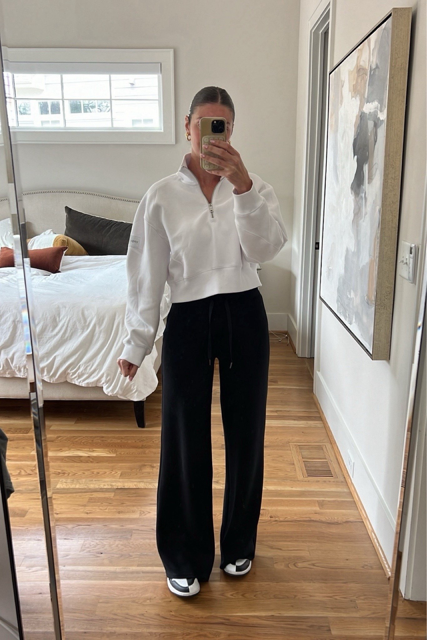 One of my most worn pants and a closet staple imo! So flattering on all shapes, comes in 3 lengths, and stands the test of time. Material feels like butter and all age groups love this find. Both my mom and mother in law wear them as well! Their Black Friday pricing is the deepest discount they offer all year! I wear the medium talls but regular would also work on a 5’8 frame length wise. 

#LTKFindsUnder100 #LTKCyberWeek #LTKSaleAlert