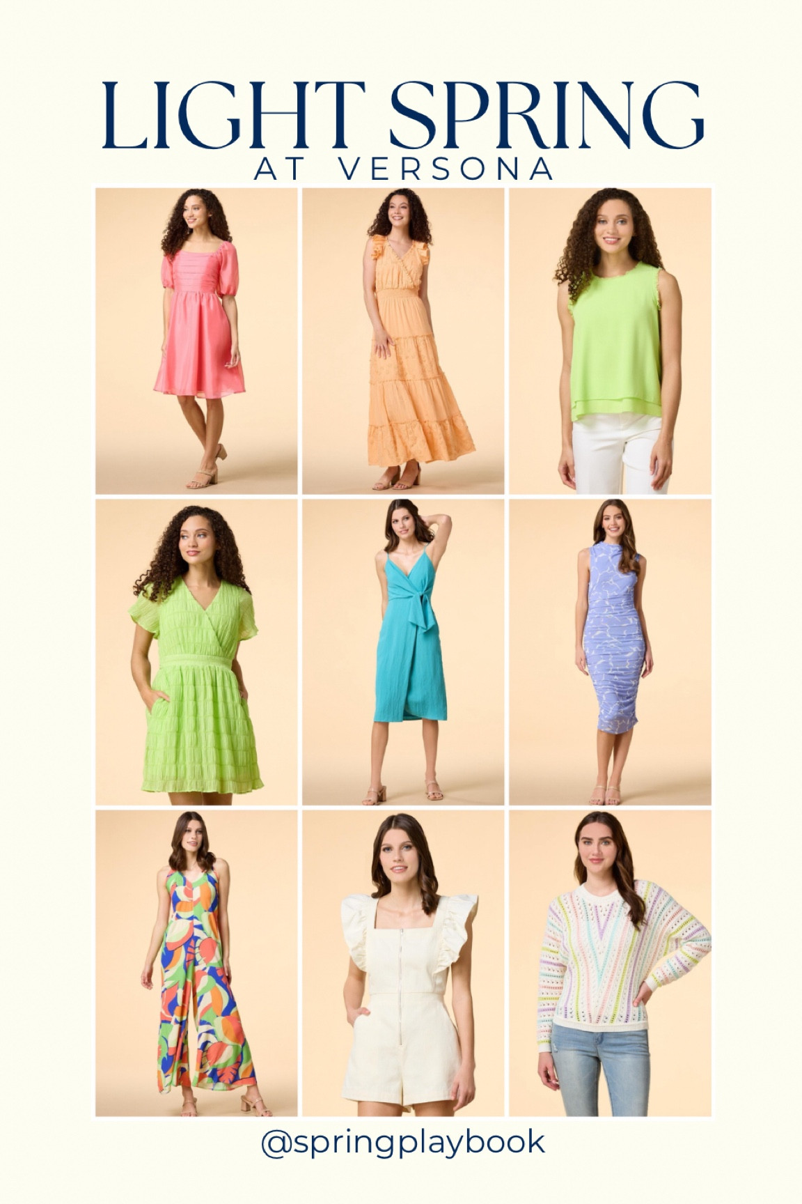 Spring finds at Versona. These items look like they harmonize best with the Light Spring palette. 

#createdcolorful #createdcolorfulspring #hocspring #tcispring #pcaspring #lightspring #warmspring #truespring #brightspring #clearspring #paintboxspring #bluespring

#LTKwedding #LTKfindsunder50 #LTKparties