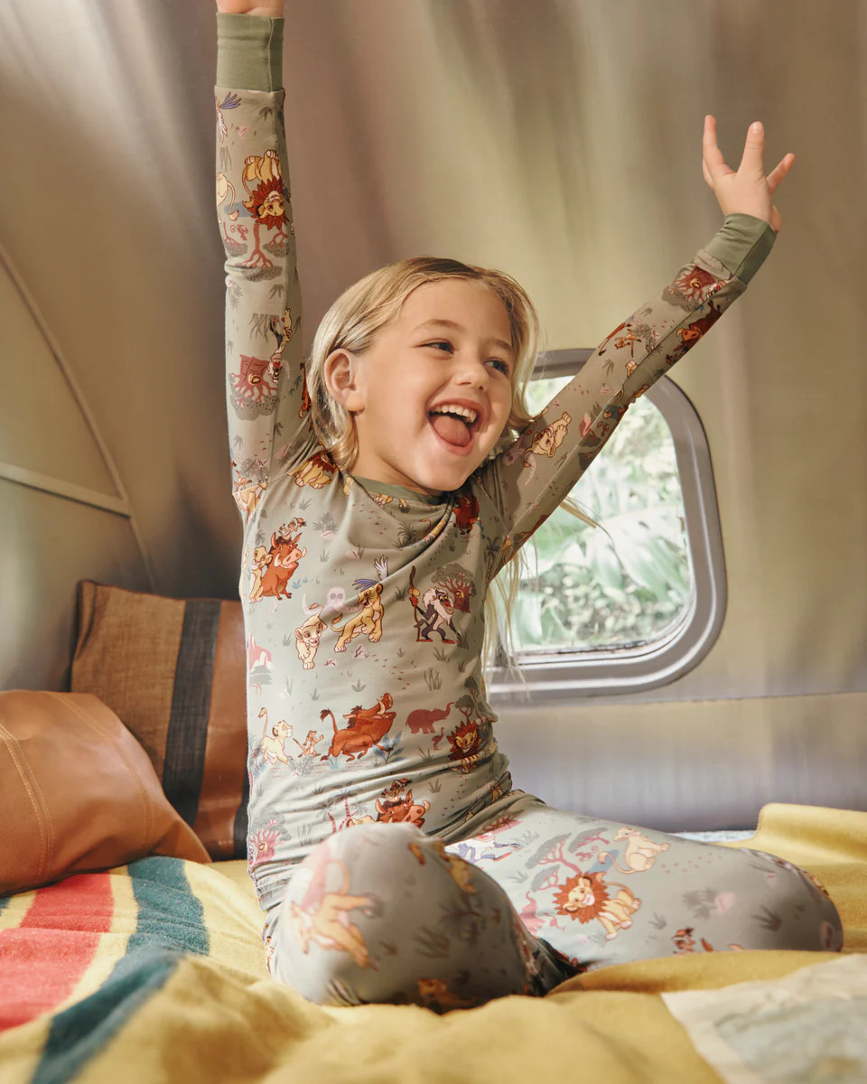 Disney Simba's Safari Two-Piece Pajama Set | Little Sleepies