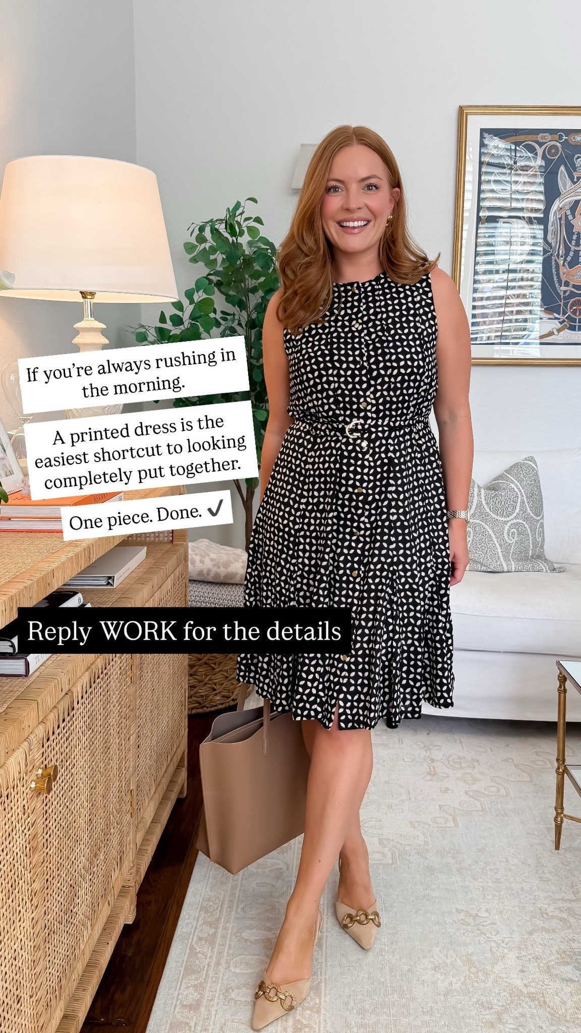 One piece = your entire work outfit. 🙌 This Ann Taylor printed midi dress is exactly what I want in my closet for busy mornings—professional, flattering, and interesting enough that you don’t need to add much else. Add heels or flats and you’re out the door!

✨ Ann Taylor clearance is now up to 70% OFF!

#AnnTaylorStyle #WorkDress #OfficeStyle #WorkwearInspo #BusinessCasual