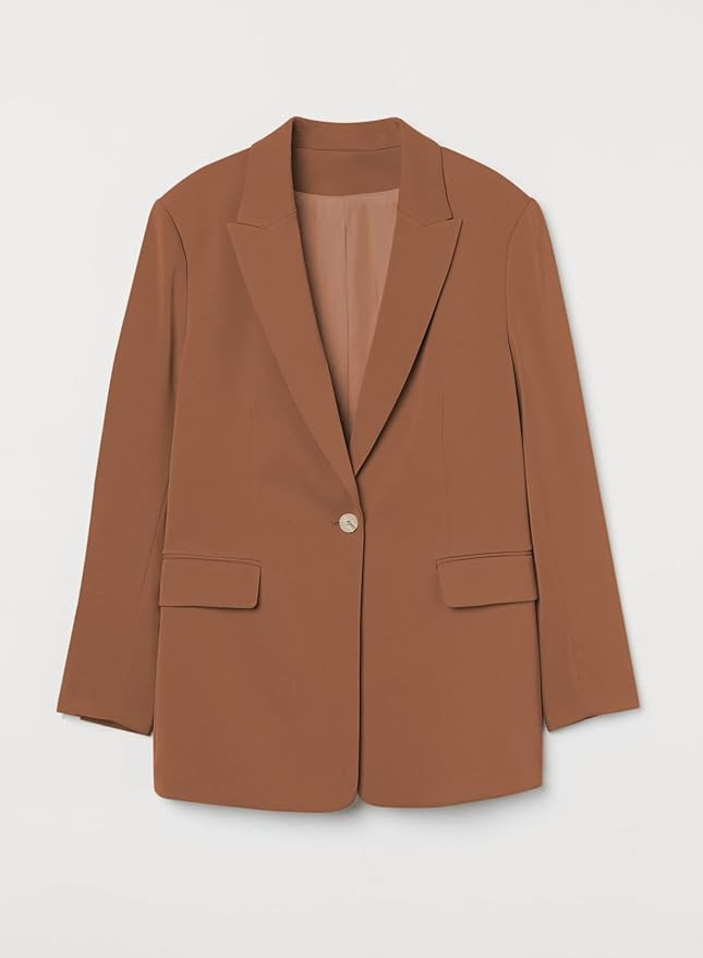 Dokotoo Womens 2022 Fashion Fall Lapel Collar Buttons Blazer Jackets for Women Business Casual | Amazon (US)