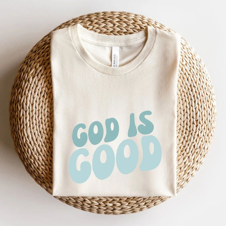 God is Good Tee / Beach God is Good Shirt / God is Good Shirt / Retro Beach Tee / Vacation Bible ... | Etsy (US)