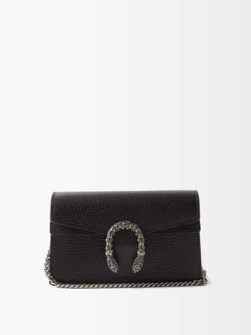 Gucci - Dionysus Crystal And Leather Cross-body Bag - Womens - Black | Matches (US)