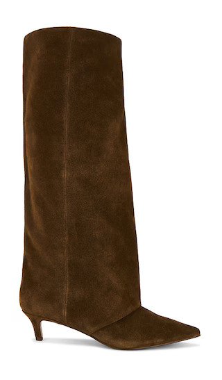 Luca Boot in Chestnut Suede | Revolve Clothing (Global)
