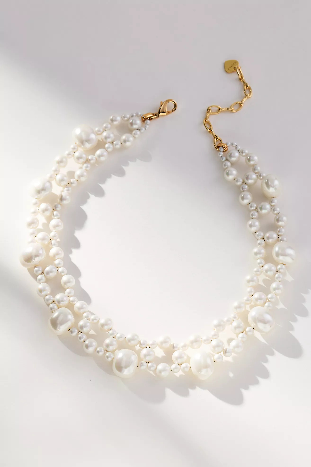 Layered Assorted Pearl Necklace | Anthropologie (US)
