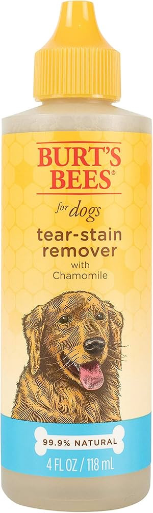 Burt's Bees for Pets Tear Stain Remover for Dogs with Chamomile - Puppy & Dog Tear Stain Remover ... | Amazon (US)