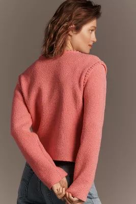 Endless Rose Braided Knit Sweater Jacket | Anthropologie (US)