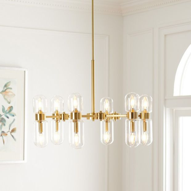 Retro Chic Gold Chandelier | Antique Farm House