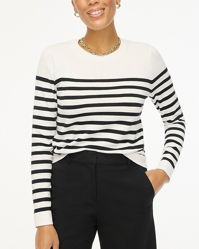 Striped Teddie sweater | J.Crew Factory