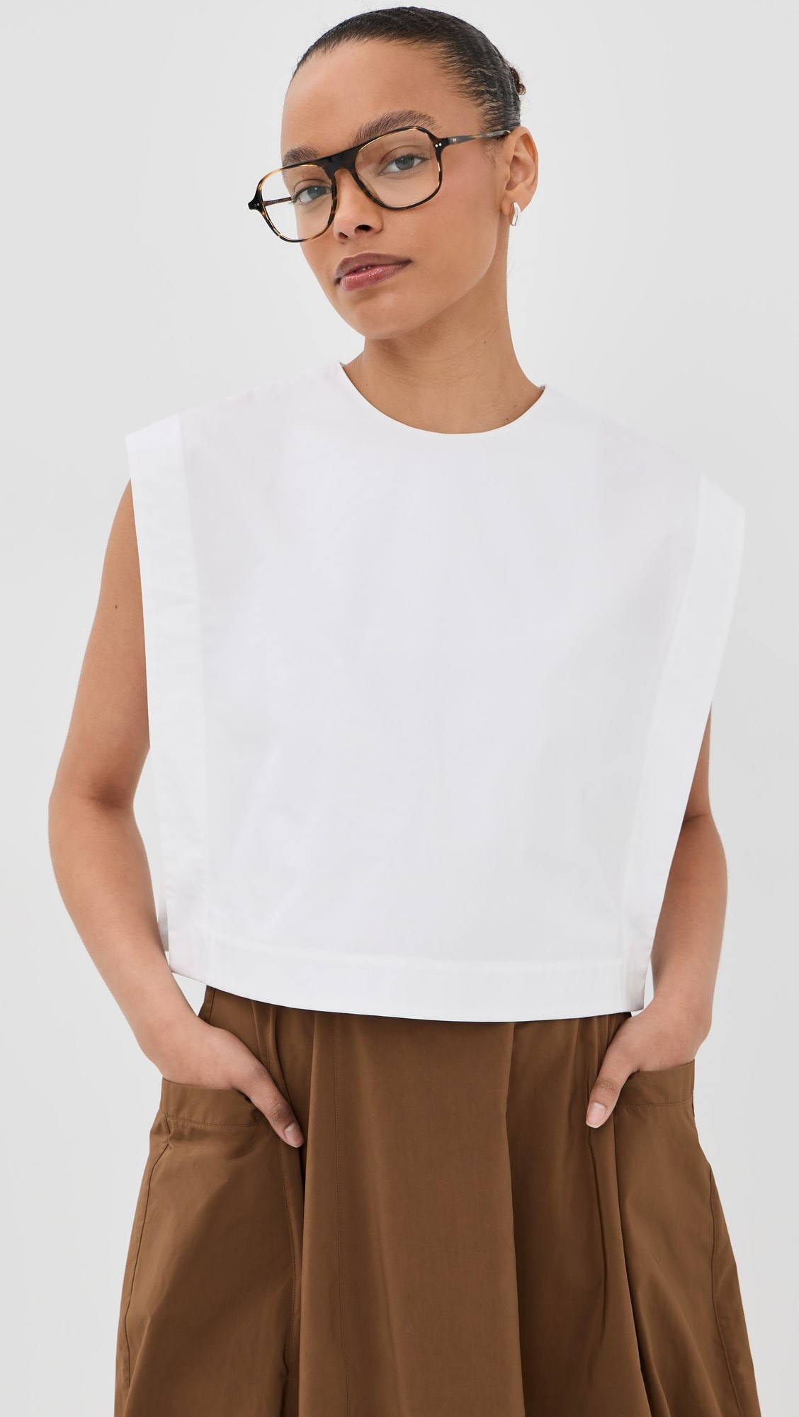 Cropped Square Blouse | Shopbop