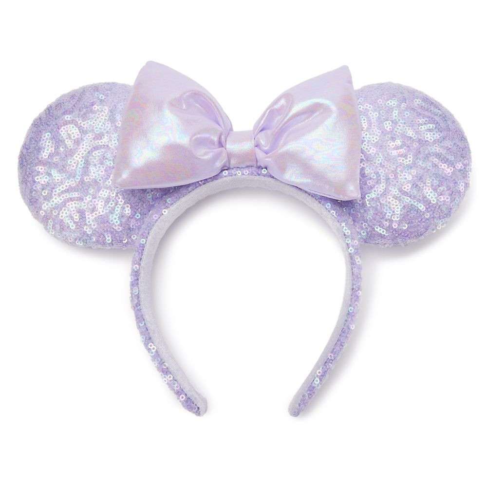 Minnie Mouse Sequined Ear Headband – Opalescent | Disney Store