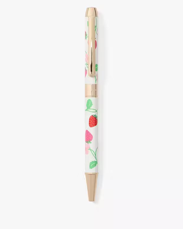 Strawberry Vine Ballpoint Pen | Kate Spade Outlet