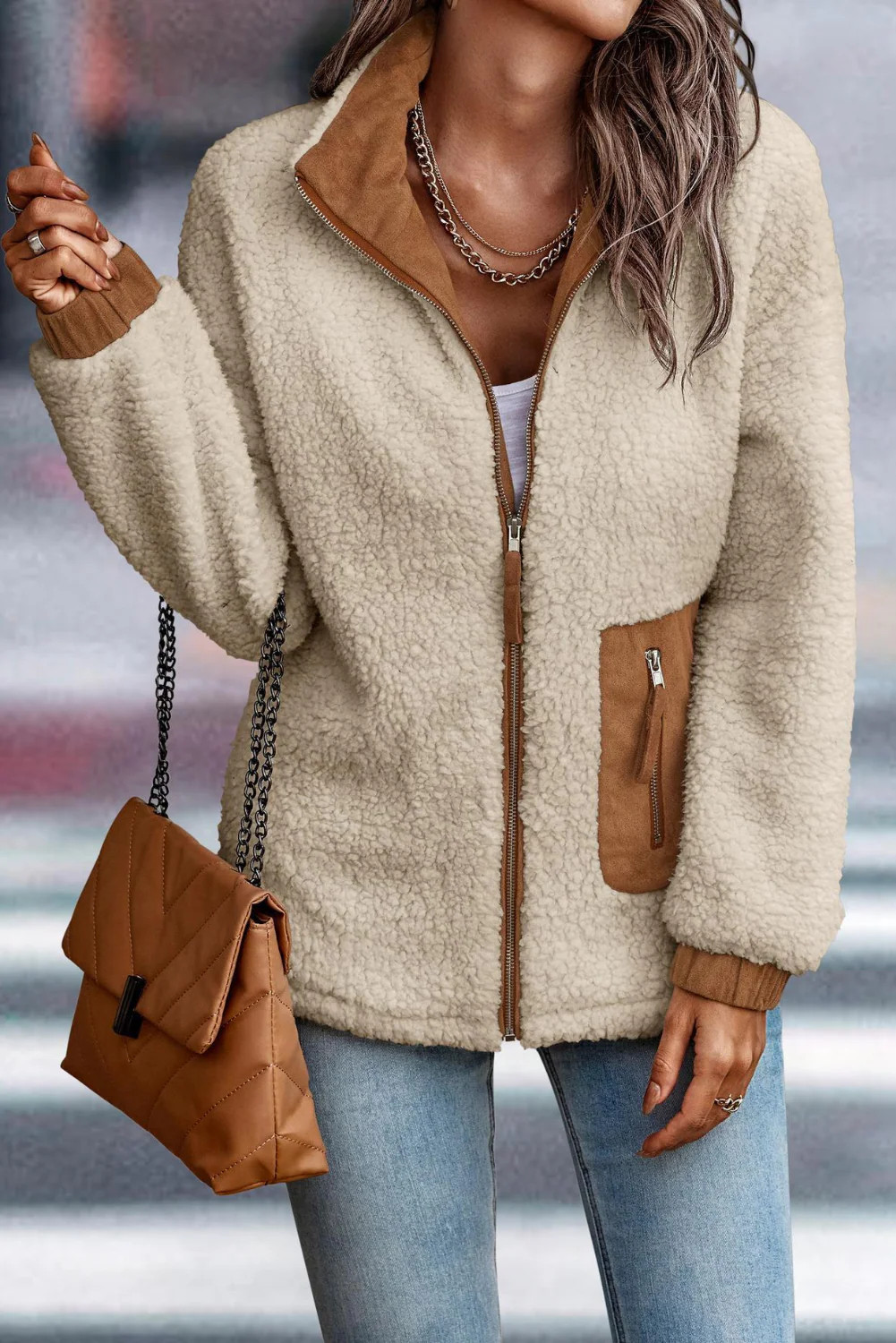 'Elliana' Fleece Jacket (5 COLORS) | Goodnight Macaroon