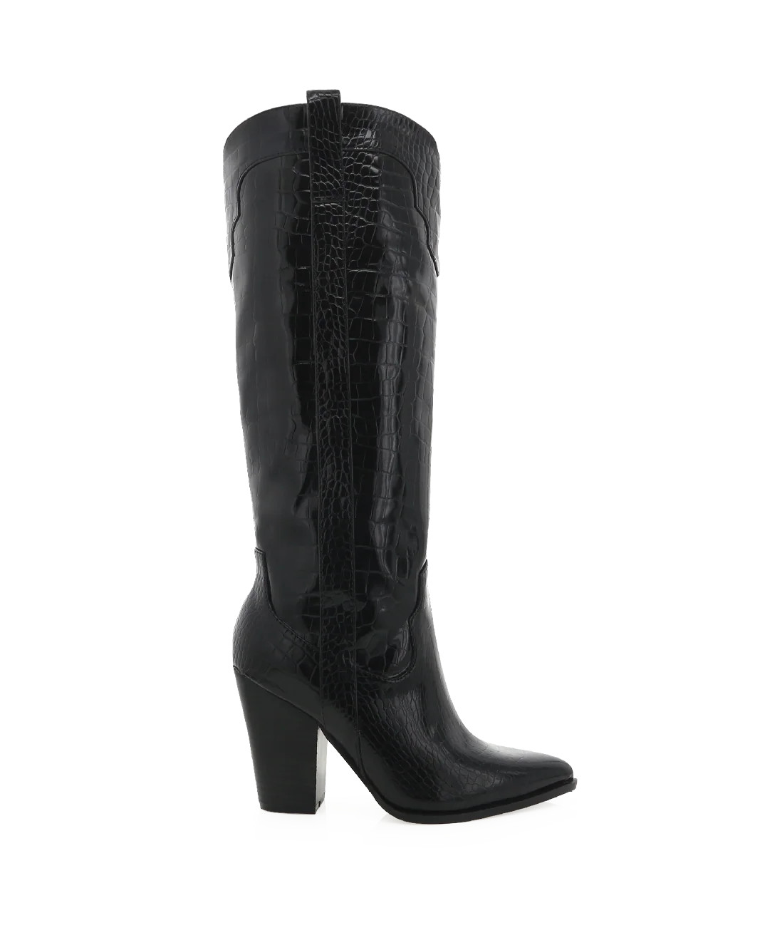 FRANCOISE - SHINY BLACK CROC | Billini (US)