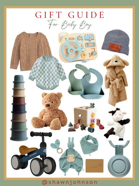 Gifts for baby boys! 
#babyboy #giftsforbaby #babygifts #giftideasforbaby



#LTKGiftGuide #LTKbaby