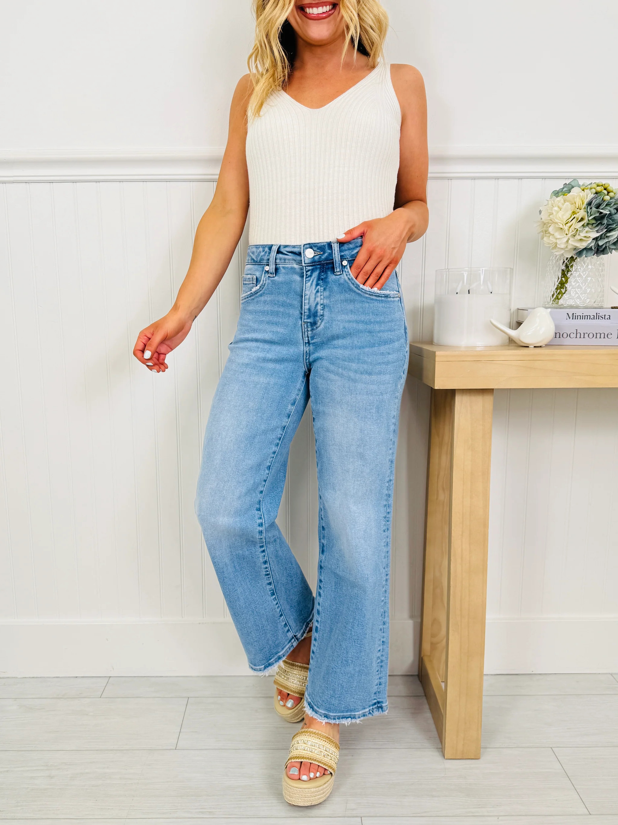 Always In Style Ankle Straight Tummy Control Jeans | Shop.app