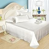 LilySilk 1B02-02-CK 100% Mulberry Silk Sheets Set 4pcs 19 Momme, California King, White | Amazon (US)
