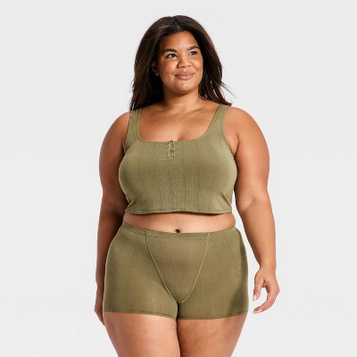 Women's Modal Blend Cropped Tank Top - Auden