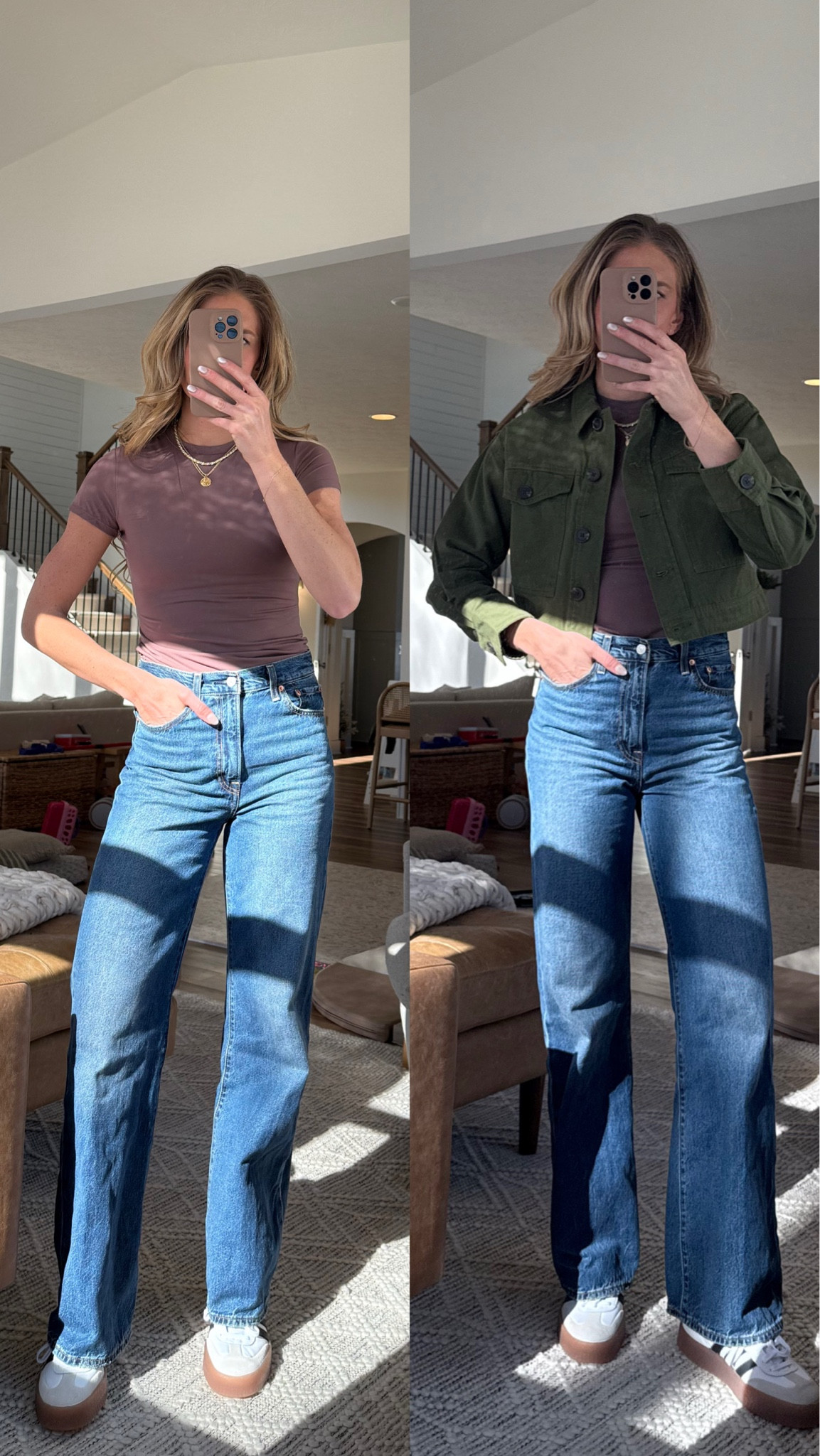 Mediums in top and jeans run tts (27x34)