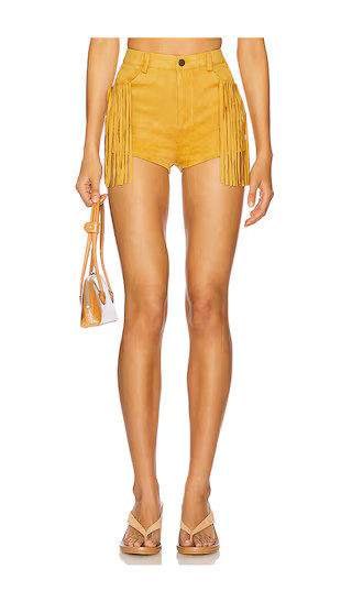 Autumn Fringe Short in Camel | Revolve Clothing (Global)
