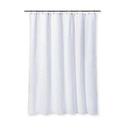 Jacquard Shower Curtain White - Fieldcrest® | Target