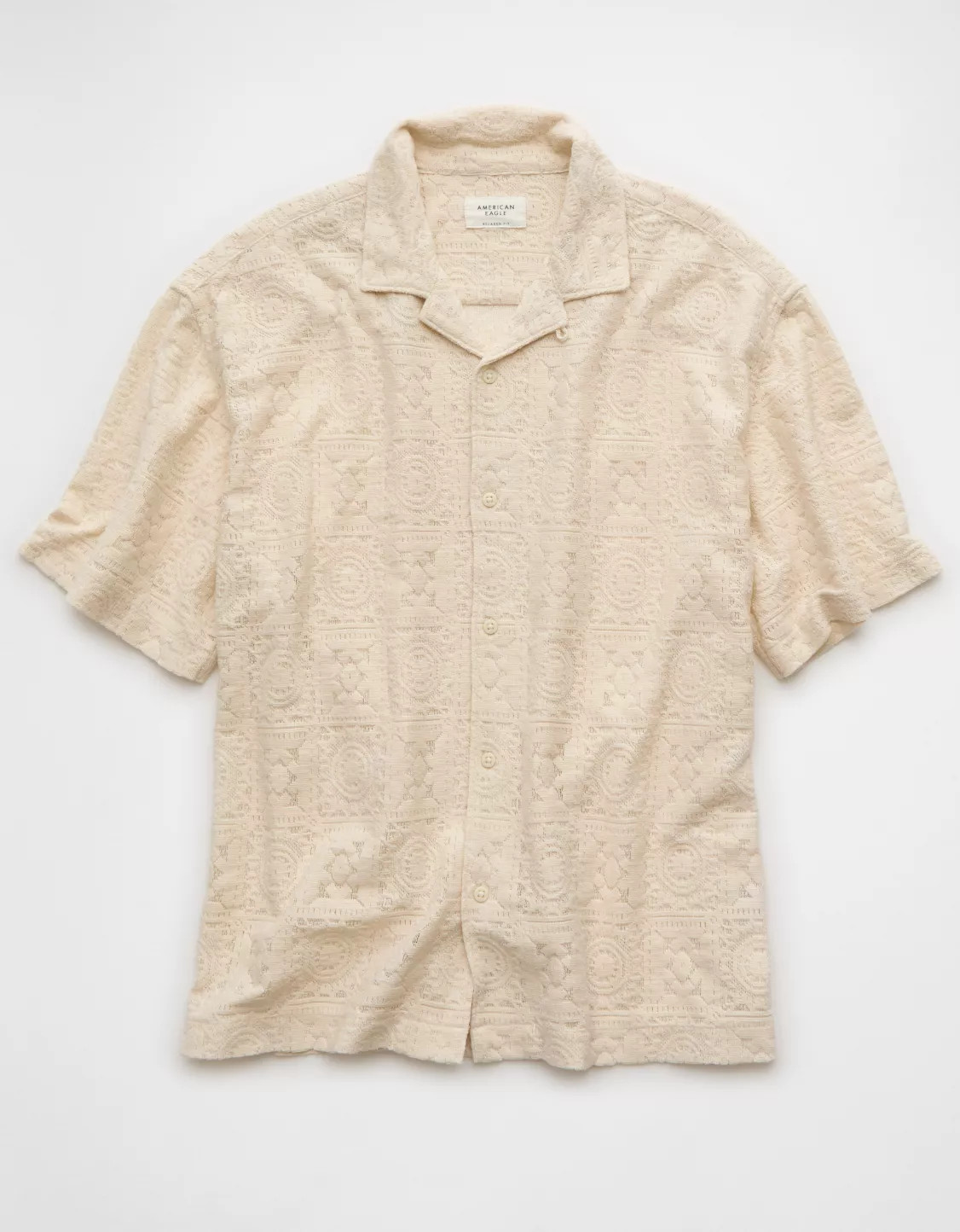 AE Poolside Button-Up Shirt | American Eagle Outfitters (US & CA)