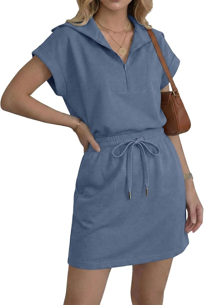 KISSMODA Two Piece Sets for Women Sweatsuit Casual Tracksuits Short Sleeve Tops and Shorts 2025 L... | Amazon (US)