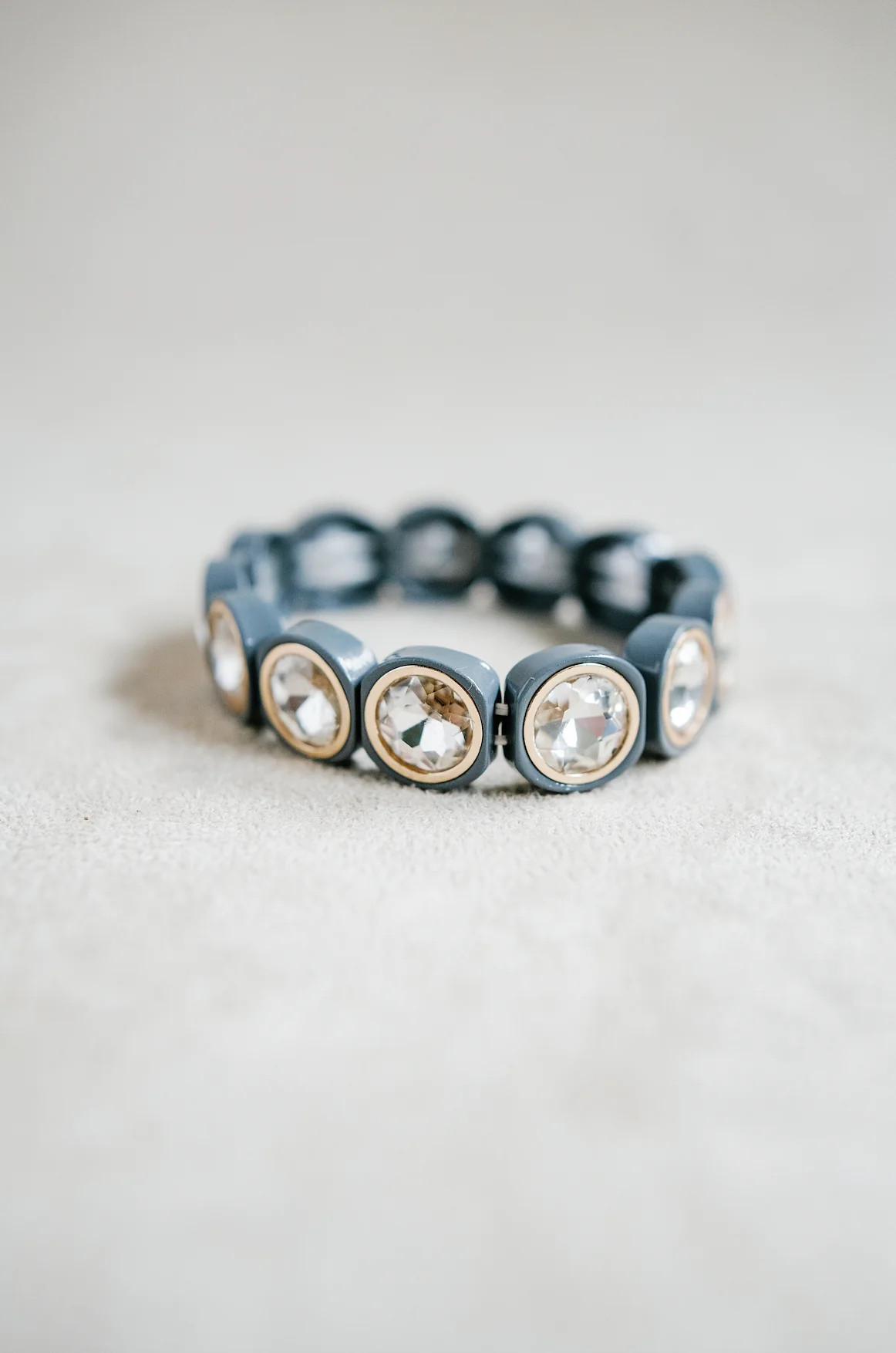 City Girl Round Bracelet - Light Grey | Smith and Co. Jewel Design