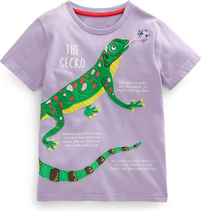 Kids' Animal Facts Appliqué T-Shirt | Nordstrom