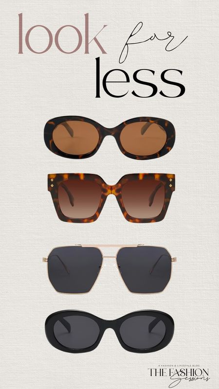 Designer looking sunglasses on Amazon 🕶️

Designer dupe | Amazon finds | Amazon fashion | Sunglasses | Accessories | The Fashion Sessions | Tracy

#LTKsalealert #LTKswim #LTKstyletip