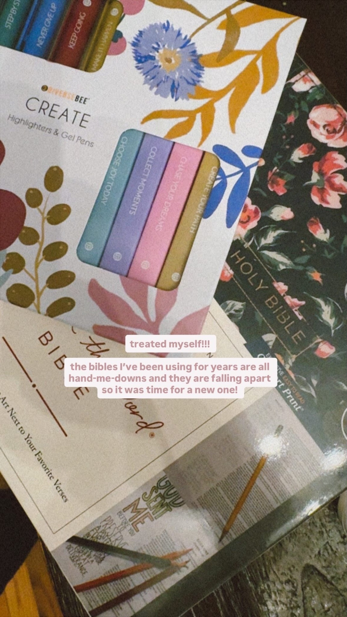 Treated myself to a new Bible! And some journaling pens and highlighters because I hope to leave all my bibles to my kids one day and I hope they cherish everything I wrote in them 🩷 this book will change your life ✝️

#LTKKids #LTKstorytime #LTKmomlife