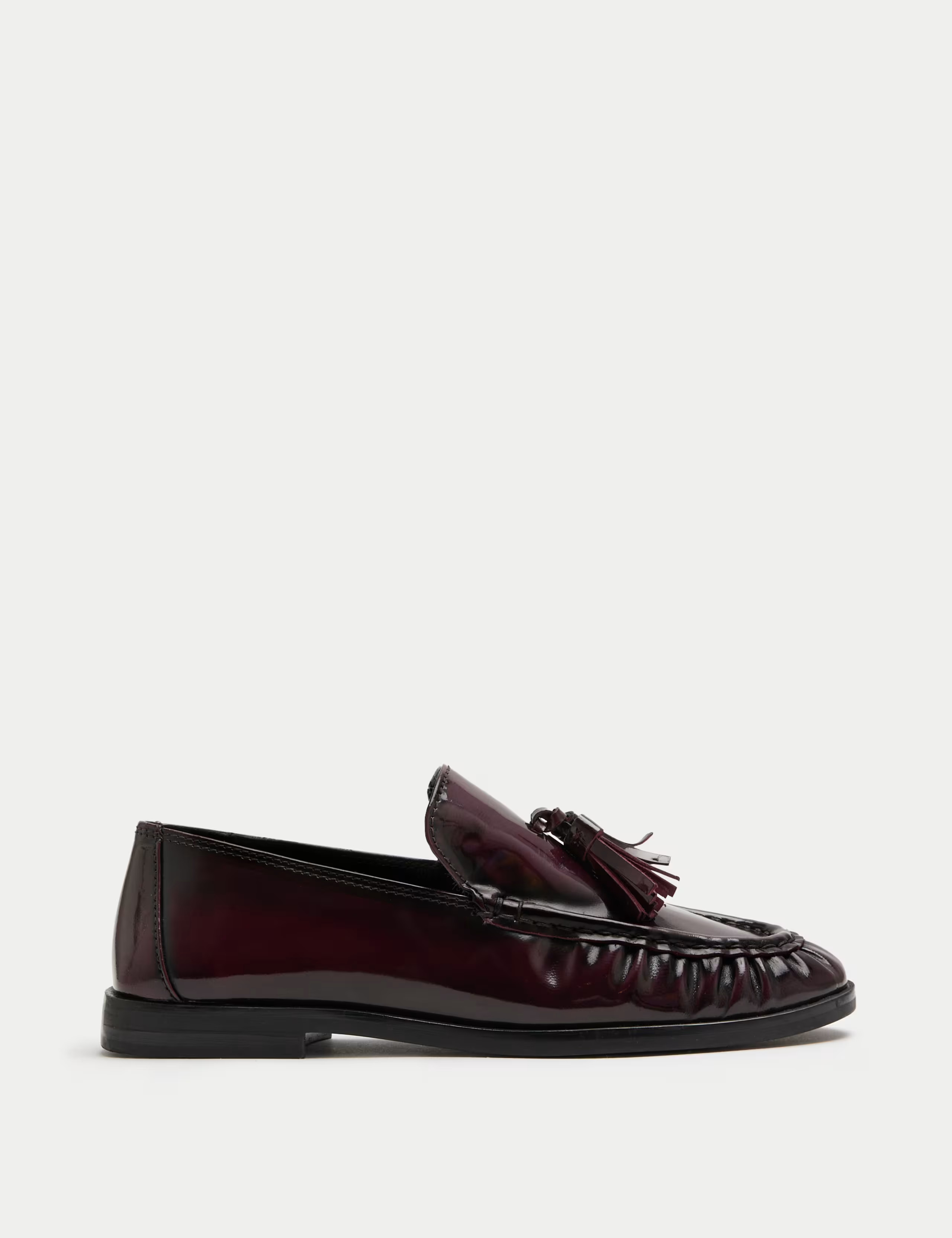 Leather Tassel Flat Loafers | M&S | M&S | Marks & Spencer (UK)