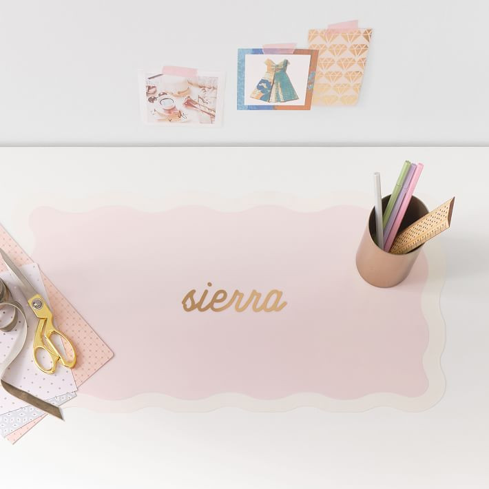 Scallop Slim Desk Mat | Pottery Barn Teen