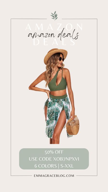 Womens 3 Piece Swimsuits Sets One Shoulder Bikini Cover Up Sexy Swimwear Bathing Suit Beach Wrap Skirt
Discount:50%off
Code:XOB7NPXV

#LTKswim #LTKsalealert #LTKunder50