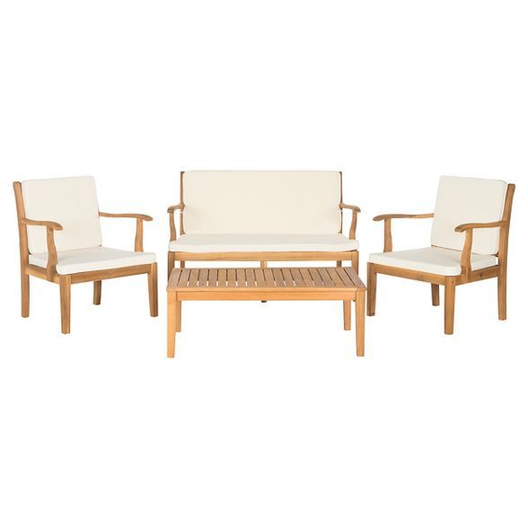 Bradbury Patio Seating 4pc Living Set - Safavieh | Target