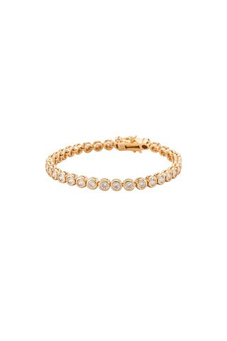 Lili Claspe Reese Tennis Bracelet in Gold from Revolve.com | Revolve Clothing (Global)