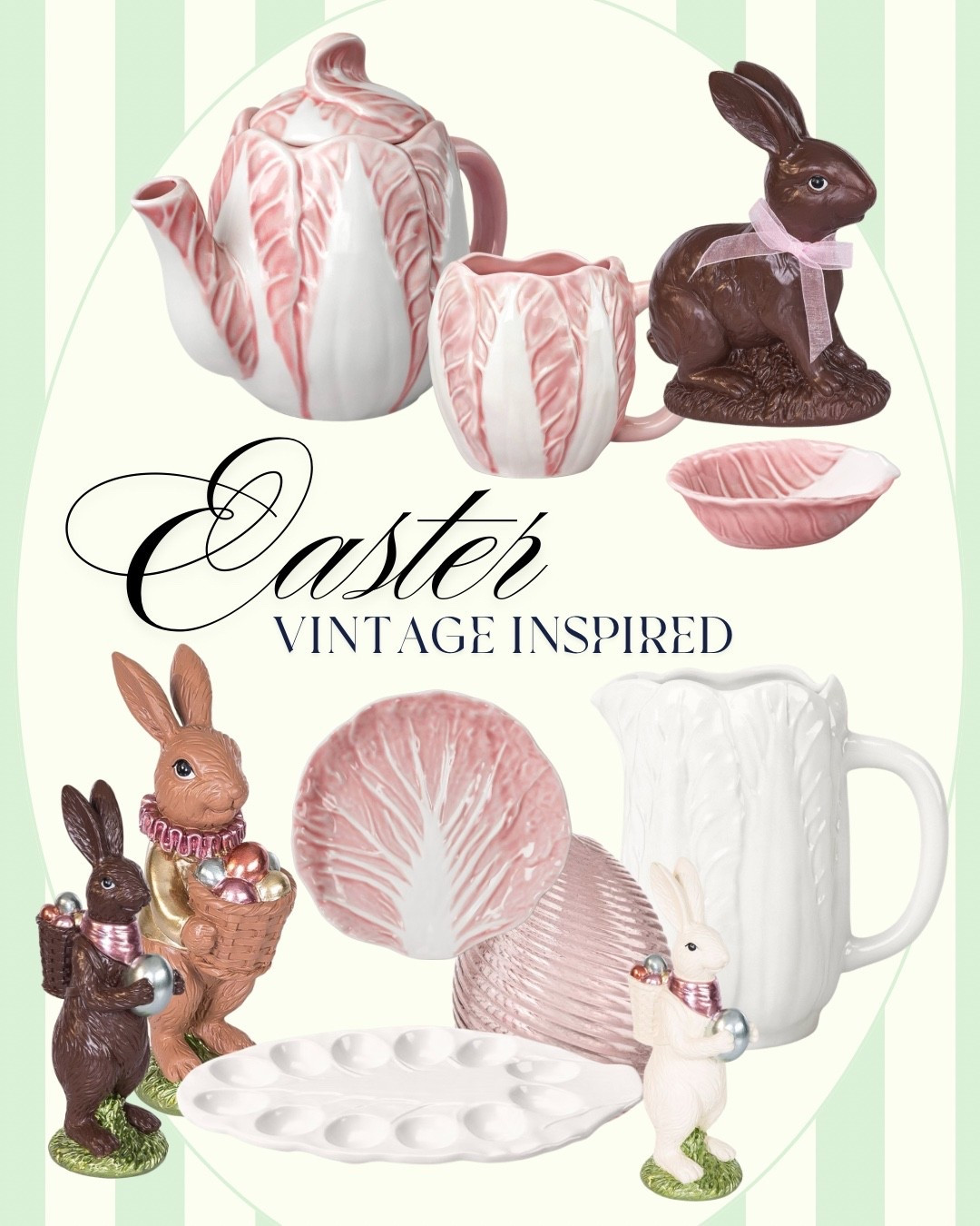 How beautiful would this all look with green cabbageware? 💕

#LTKHome #LTKSeasonal #LTKmomlife