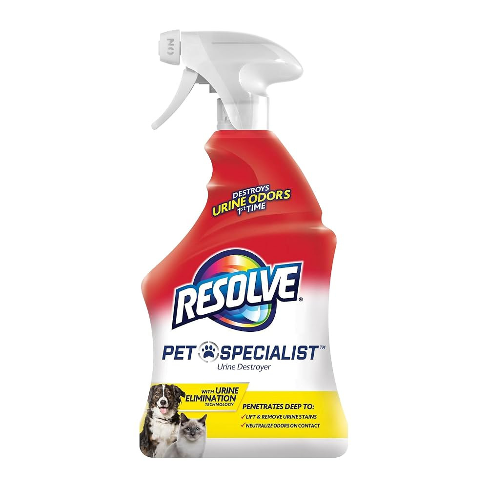 Resolve Pet Specialist Urine Destroyer Spray – Pet Stain & Odor Remover, Carpet Cleaner Solutio... | Amazon (US)